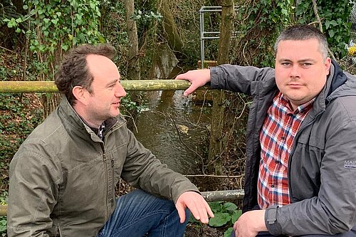 Danny and Jonathan in Heathen Street