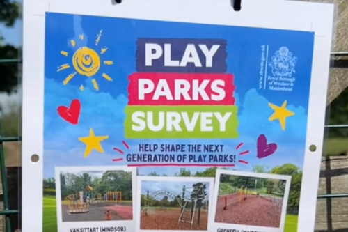 poster advertising park survey 