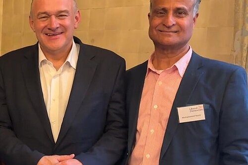 Ed Davey and Slough Lib Dem Cllr Nazir