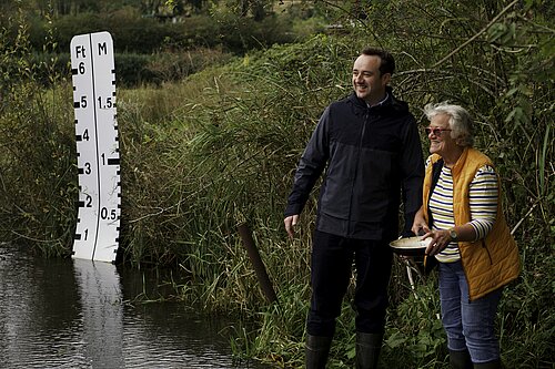 Danny in river