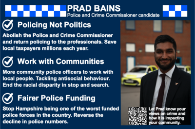 Brad Bains. Police & Crime Commissioner Candidate